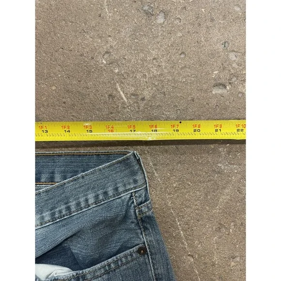 Levis 559 Jeans Mens 36x34 Blue Denim Relaxed Fit Straight Leg Zip Fly Waterless - Picture 16 of 16